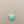Load image into Gallery viewer, Turquoise hexagonal pendant necklace on a gray background
