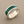 Load image into Gallery viewer, Green resin band ring - sterling silver
