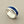 Load image into Gallery viewer, Blue resin band ring - sterling silver
