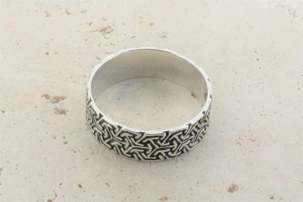 geometric band - silver - Makers & Providers