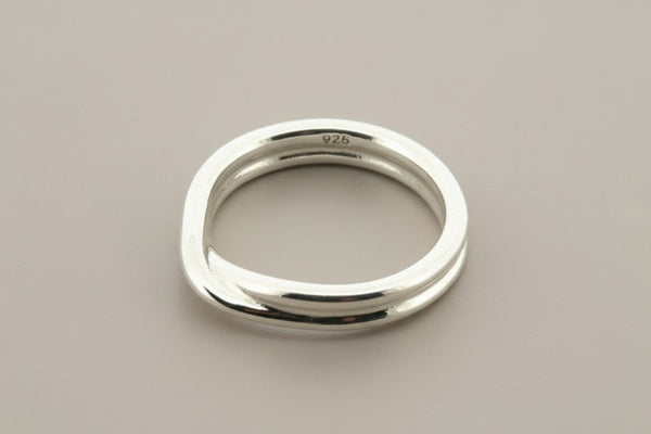 Cruzado ring sterling silver