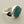 Load image into Gallery viewer, Bronzed turquoise circle disc ring
