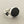 Load image into Gallery viewer, Black onyx circle disc ring - sterling silver
