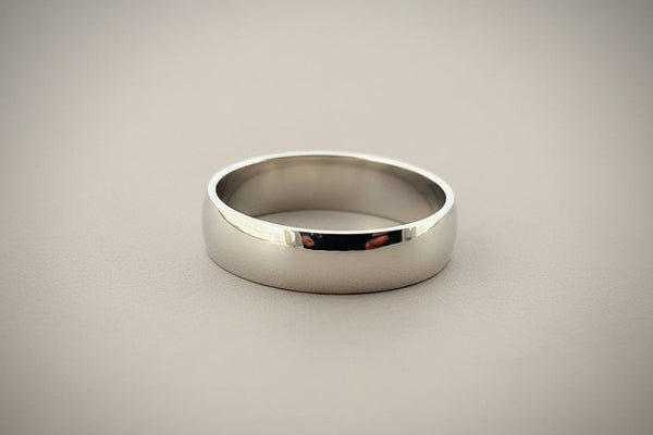Comfort band ring - sterling silver
