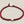Load image into Gallery viewer, Red bracelet with silver clasp on a gray background
