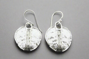 Jacaranda pod drop earring - sterling silver - Makers & Providers
