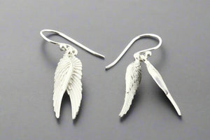 Asherah wings earrings - silver - Makers & Providers