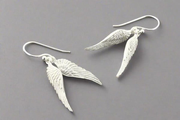 Asherah wings earrings - silver - Makers & Providers