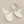 Load image into Gallery viewer, Pair of silver oval earrings on a gray background
