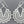 Load image into Gallery viewer, Binche lace fan earring - sterling silver
