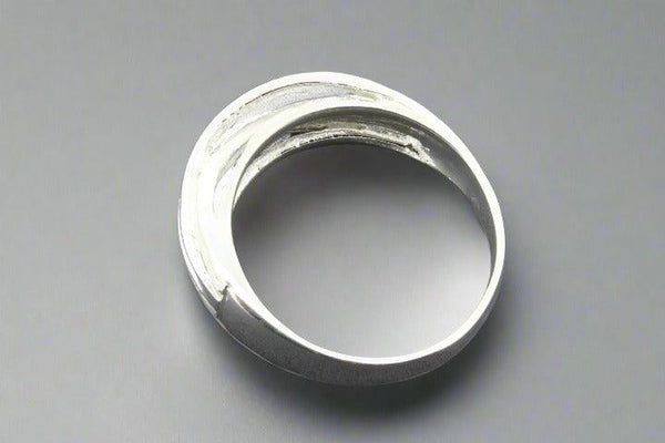 silver crossover ring - Makers & Providers