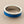 Load image into Gallery viewer, Silver ring with blue resin insert
