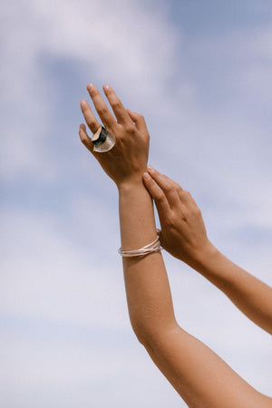 5 in 1 bangle - pure silver - Makers & Providers