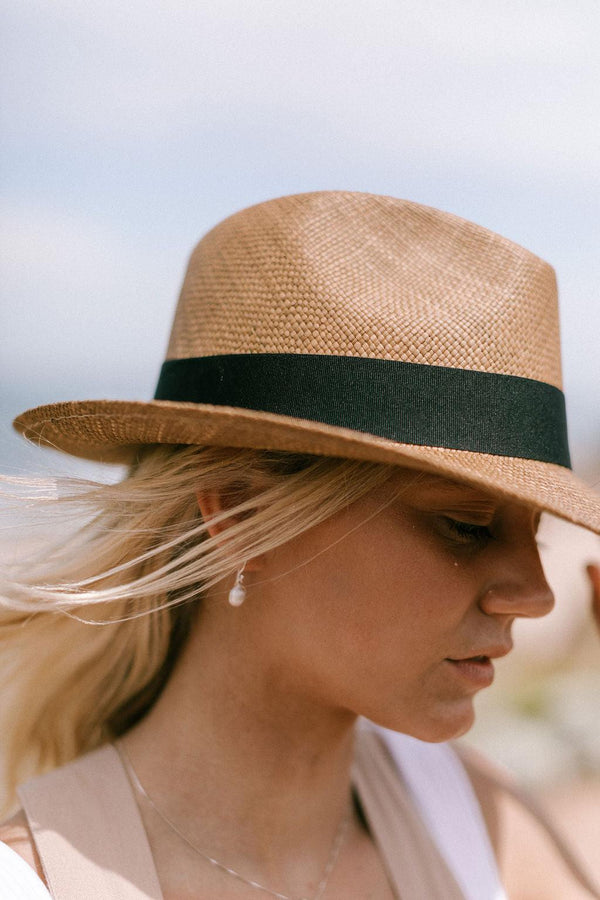 Panama Hat - Fedora - Tobacco - Makers & Providers