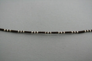 3 small bead necklace - black - Makers & Providers