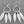 Load image into Gallery viewer, 3 spear chandelier drop earring - fine silver - Makers &amp; Providers
