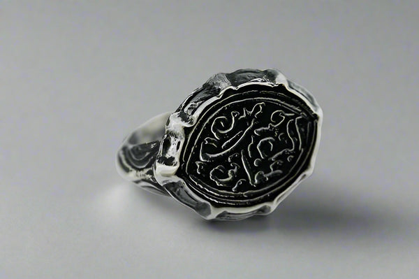 Sterling Silver 8 Point Oval Seal/Signet Ring - Makers & Providers