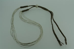 8 silver strand sand thread necklace - Makers & Providers