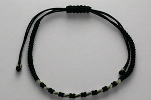 9 bead bracelet - black - Makers & Providers