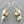 Load image into Gallery viewer, amber and citrine silver drop earrings
