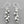 Load image into Gallery viewer, Beaded drop earring - sterling silver
