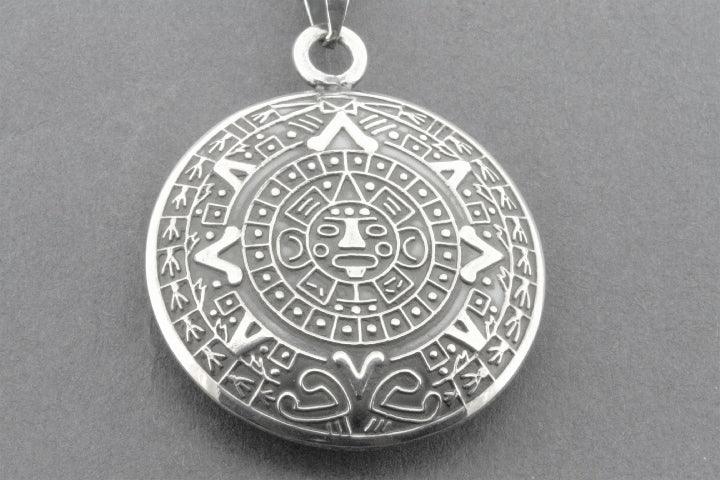 Aztec mayan calendar pendant sales