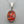 Load image into Gallery viewer, Frida pendant - red on 55cm ball chain - Makers &amp; Providers

