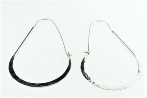 sterling silver hoop earrings