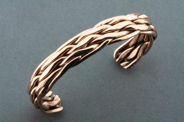 copper flat knot cuff - Makers & Providers