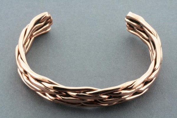 copper flat knot cuff - Makers & Providers