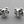 Load image into Gallery viewer, Panda studs - sterling silver
