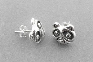 Panda studs - sterling silver - Makers & Providers