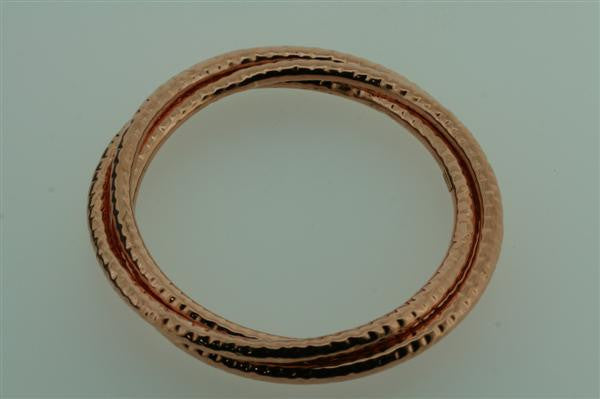 battered copper russian bangle - Makers & Providers