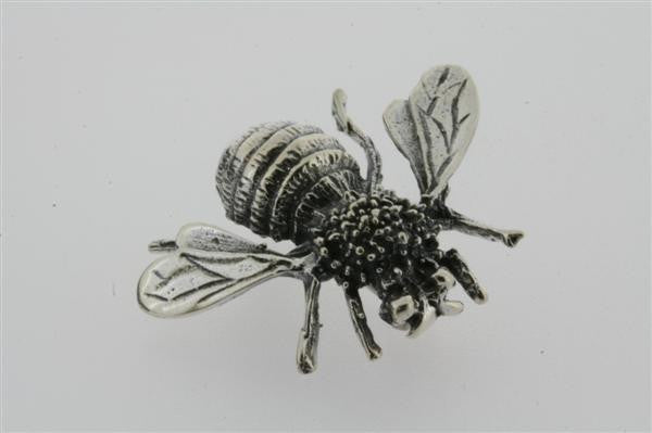 bee broach - sterling silver - Makers & Providers