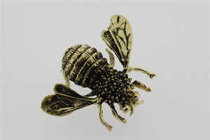 Bee brooch - brass - Makers & Providers