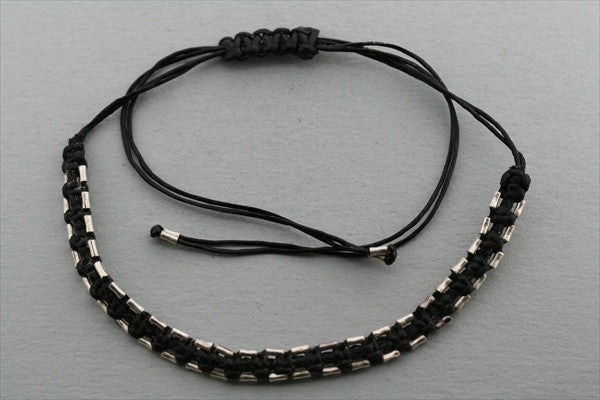 black track bead bracelet - Makers & Providers