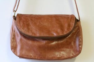 bonnie sling bag - antique tan leather - Makers & Providers