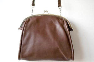 Jeanne frame bag - choc - Makers & Providers