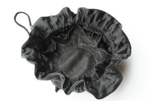 draw string jewellery pouch - black - Makers & Providers