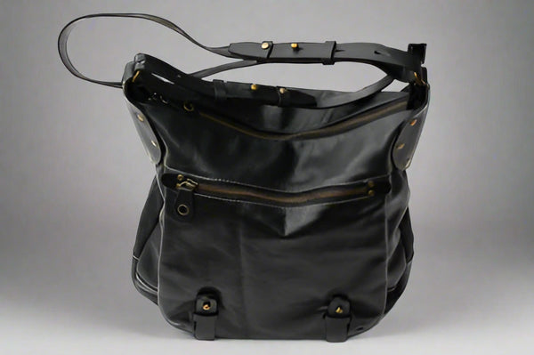 front pouch bag - black - Makers & Providers