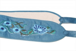 embroided belt - blue - Makers & Providers
