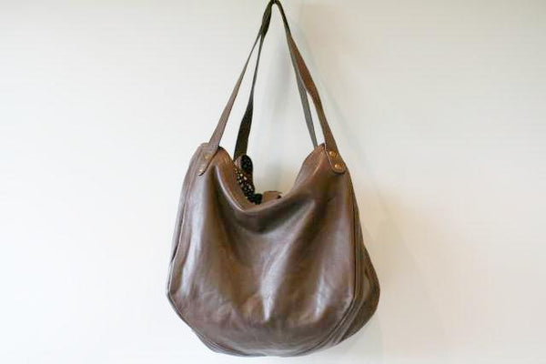 basket papaya bag - choc - Makers & Providers