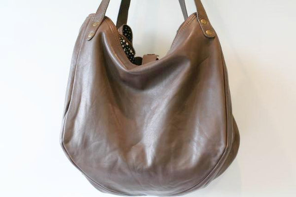 basket papaya bag - choc - Makers & Providers
