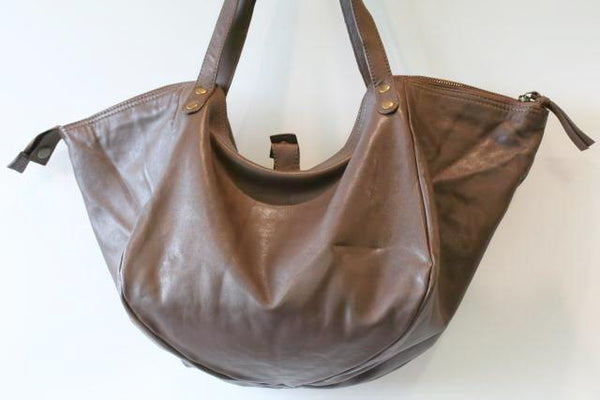 basket papaya bag - choc - Makers & Providers