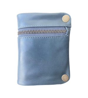 Zip detail wallet - small - blue jean - Makers & Providers