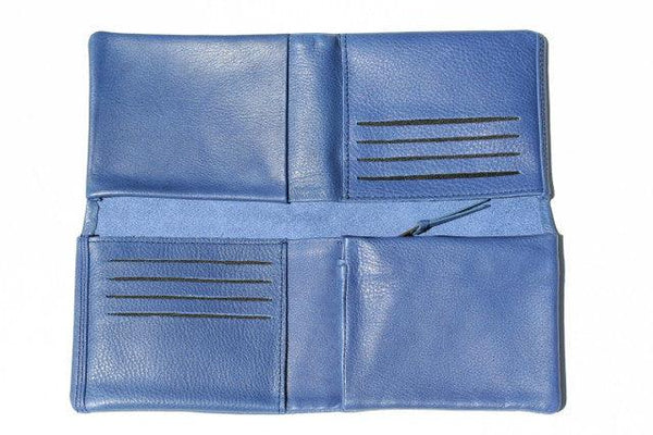 cross fold wallet - skipper blue - Makers & Providers