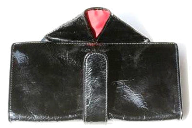 envelope wallet - patent black - Makers & Providers