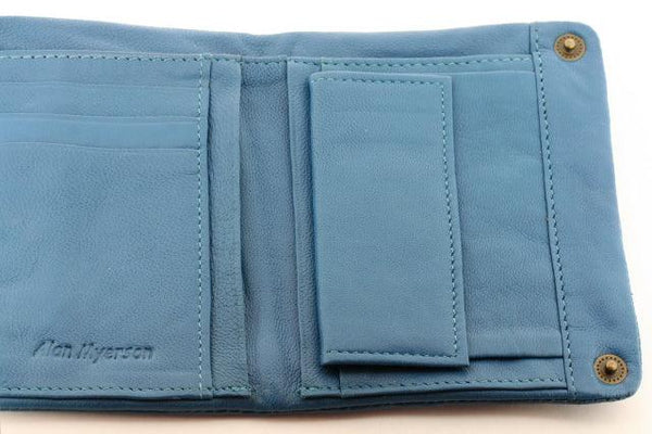 zip detail wallet - small - blue - Makers & Providers