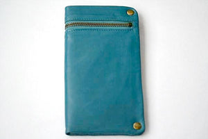 zip detail wallet - large - blue - Makers & Providers