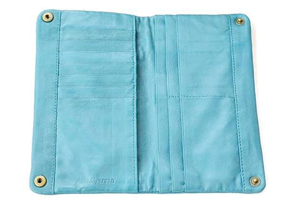 zip detail wallet - large - blue - Makers & Providers